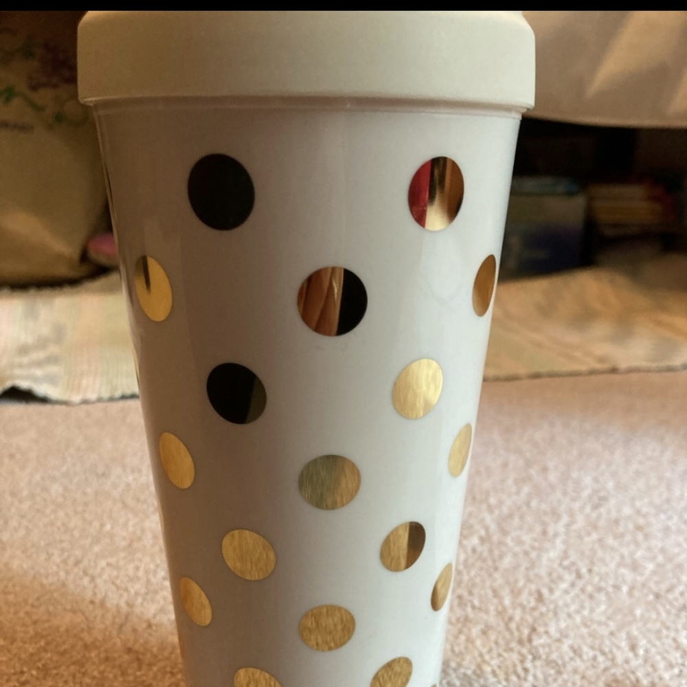 Kate Spade Polkadot Travel Mug